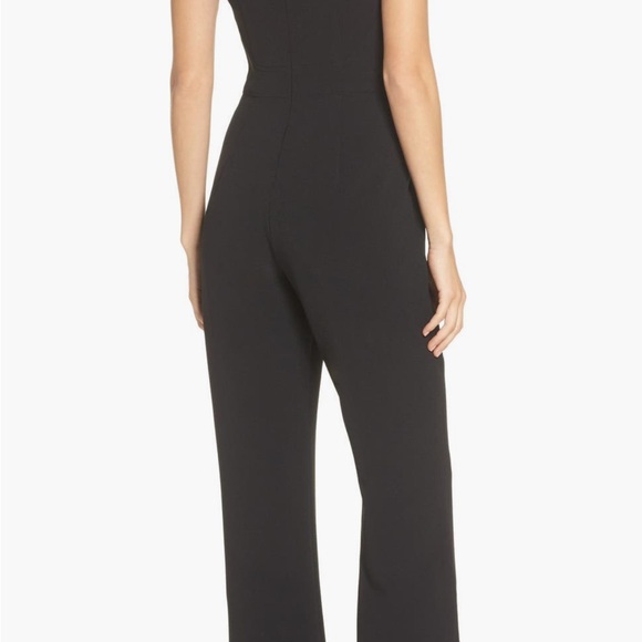 Vince Camuto Black Tie-Waist Jumpsuit NWT - Picture 4 of 9